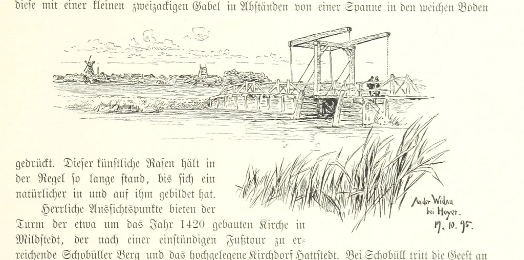 An illustration from Schleswig-Holstein meerumschlungen in Wort und Bild ... Herausgegeben von H. Haas, H. Krumm und F. Stoltenberg, etc, 1896, leaf 385