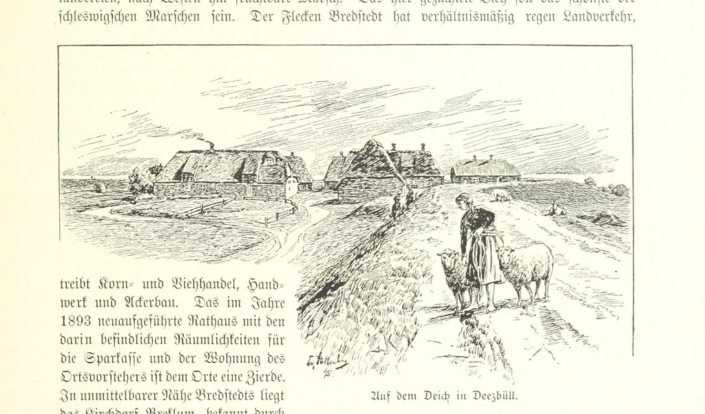 An illustration from Schleswig-Holstein meerumschlungen in Wort und Bild ... Herausgegeben von H. Haas, H. Krumm und F. Stoltenberg, etc, 1896, leaf 387