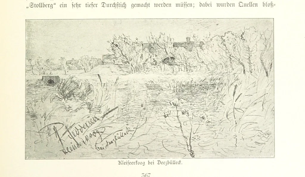 An illustration from Schleswig-Holstein meerumschlungen in Wort und Bild ... Herausgegeben von H. Haas, H. Krumm und F. Stoltenberg, etc, 1896, leaf 387