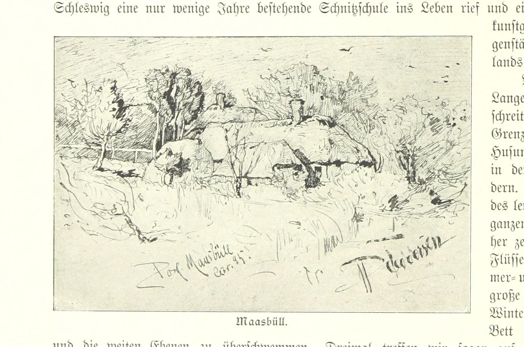 An illustration from Schleswig-Holstein meerumschlungen in Wort und Bild ... Herausgegeben von H. Haas, H. Krumm und F. Stoltenberg, etc, 1896, leaf 388