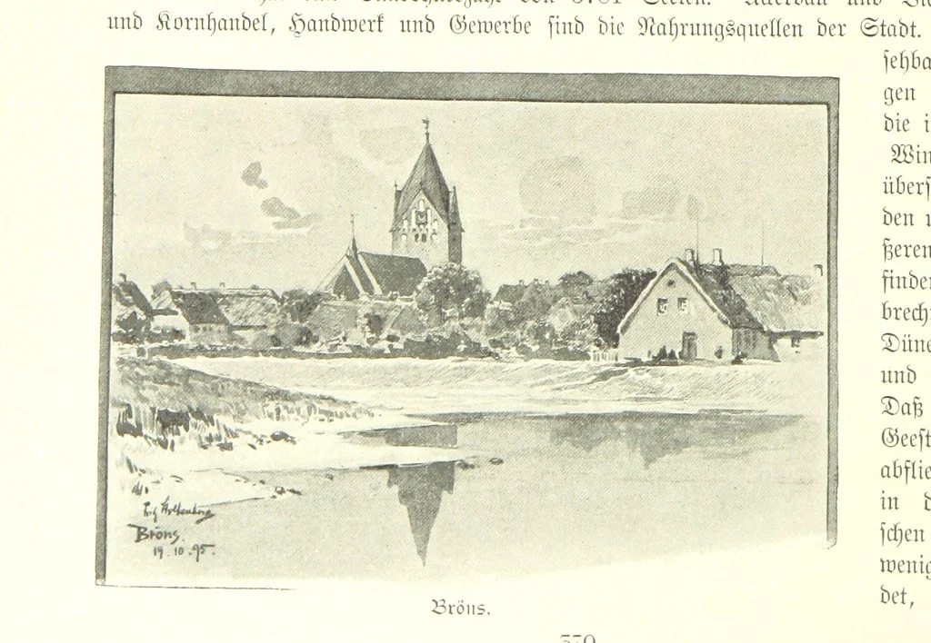 An illustration from Schleswig-Holstein meerumschlungen in Wort und Bild ... Herausgegeben von H. Haas, H. Krumm und F. Stoltenberg, etc, 1896, leaf 390