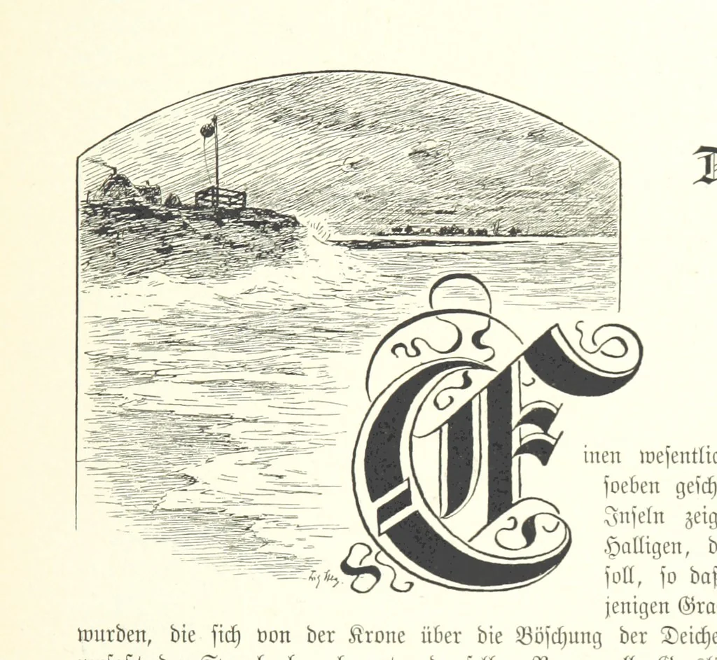 An illustration from Schleswig-Holstein meerumschlungen in Wort und Bild ... Herausgegeben von H. Haas, H. Krumm und F. Stoltenberg, etc, 1896, leaf 405