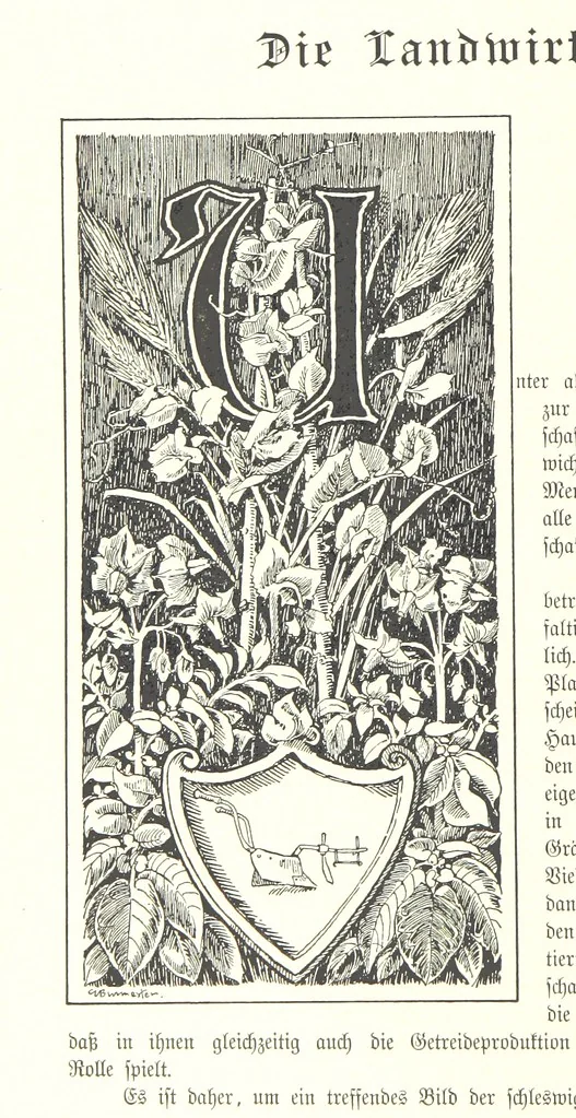 An illustration from Schleswig-Holstein meerumschlungen in Wort und Bild ... Herausgegeben von H. Haas, H. Krumm und F. Stoltenberg, etc, 1896, leaf 418