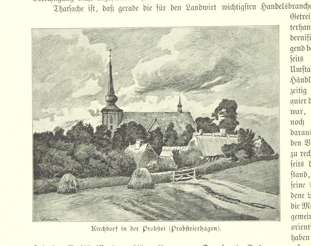 An illustration from Schleswig-Holstein meerumschlungen in Wort und Bild ... Herausgegeben von H. Haas, H. Krumm und F. Stoltenberg, etc, 1896, leaf 426