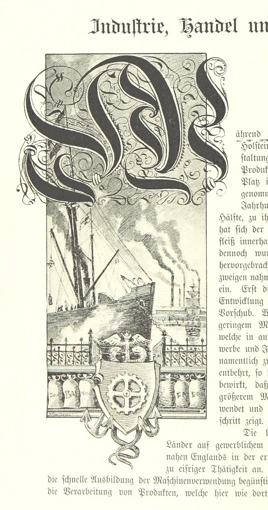 An illustration from Schleswig-Holstein meerumschlungen in Wort und Bild ... Herausgegeben von H. Haas, H. Krumm und F. Stoltenberg, etc, 1896, leaf 430