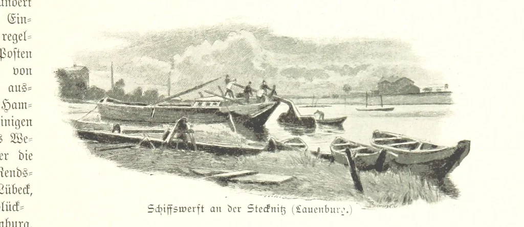 An illustration from Schleswig-Holstein meerumschlungen in Wort und Bild ... Herausgegeben von H. Haas, H. Krumm und F. Stoltenberg, etc, 1896, leaf 441