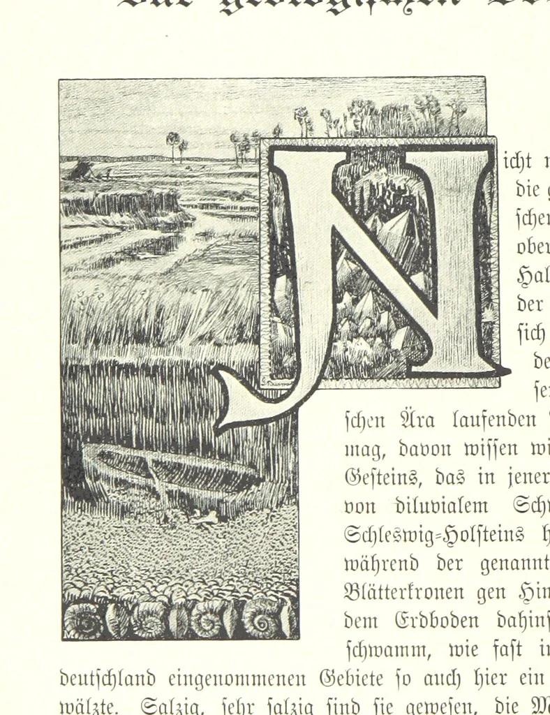 An illustration from Schleswig-Holstein meerumschlungen in Wort und Bild ... Herausgegeben von H. Haas, H. Krumm und F. Stoltenberg, etc, 1896, leaf 46