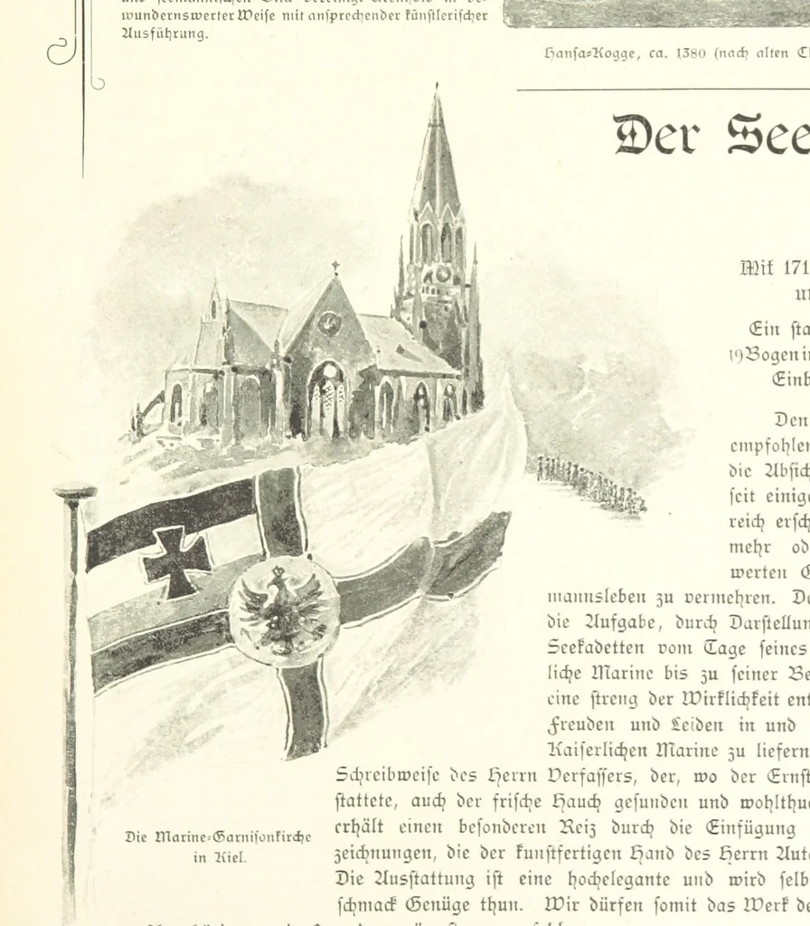 An illustration from Schleswig-Holstein meerumschlungen in Wort und Bild ... Herausgegeben von H. Haas, H. Krumm und F. Stoltenberg, etc, 1896, leaf 475