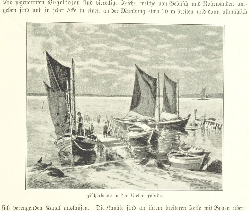 An illustration from Schleswig-Holstein meerumschlungen in Wort und Bild ... Herausgegeben von H. Haas, H. Krumm und F. Stoltenberg, etc, 1896, leaf 63