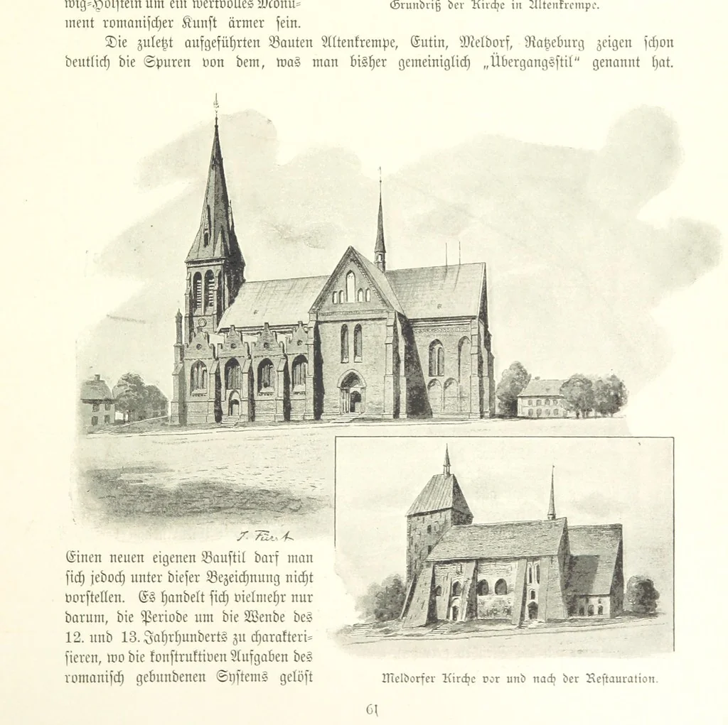 An illustration from Schleswig-Holstein meerumschlungen in Wort und Bild ... Herausgegeben von H. Haas, H. Krumm und F. Stoltenberg, etc, 1896, leaf 81
