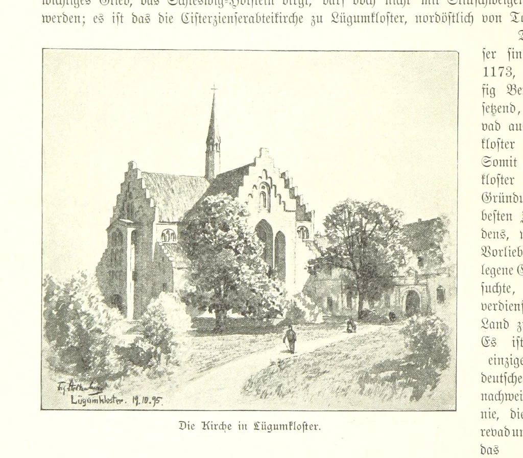 An illustration from Schleswig-Holstein meerumschlungen in Wort und Bild ... Herausgegeben von H. Haas, H. Krumm und F. Stoltenberg, etc, 1896, leaf 82