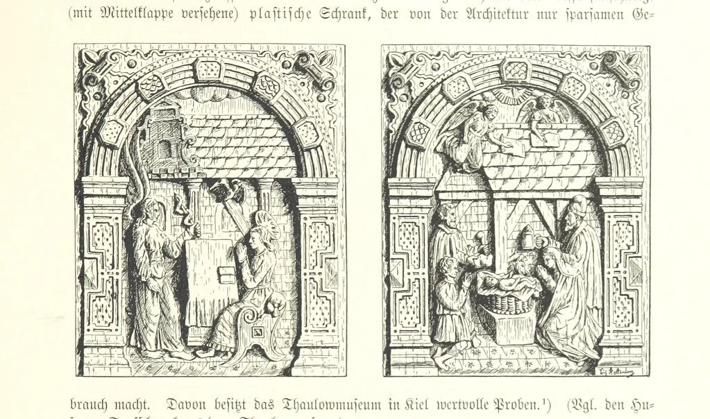 An illustration from Schleswig-Holstein meerumschlungen in Wort und Bild ... Herausgegeben von H. Haas, H. Krumm und F. Stoltenberg, etc, 1896, leaf 95