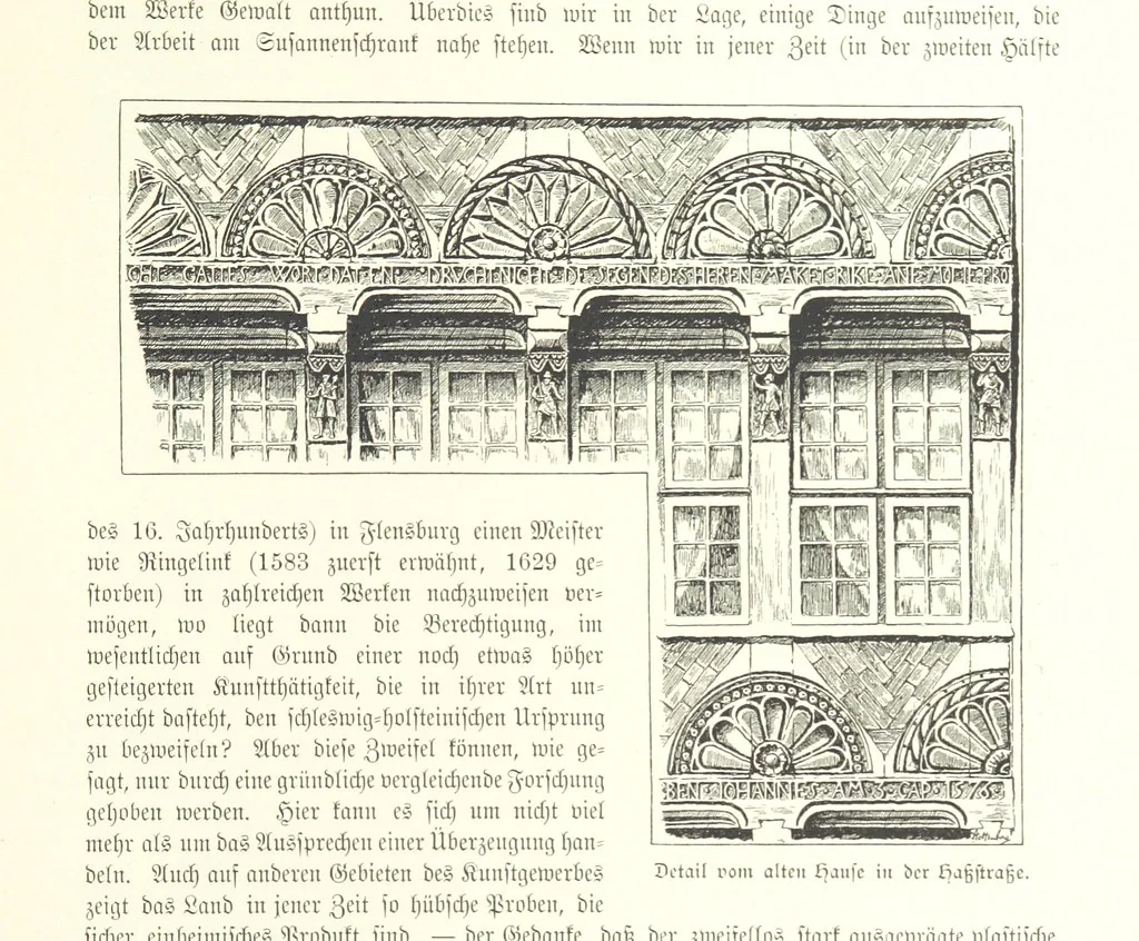 An illustration from Schleswig-Holstein meerumschlungen in Wort und Bild ... Herausgegeben von H. Haas, H. Krumm und F. Stoltenberg, etc, 1896, leaf 99