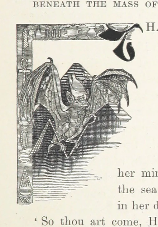 An illustration from Cleopatra, being an account of the fall and vengeance of Harmachis, the royal Egyptian, as set forth by his own hand. [A novel, with illustrations by R. C. Woodville and Maurice Greiffenhagen.] L.P, 1889, leaf 233