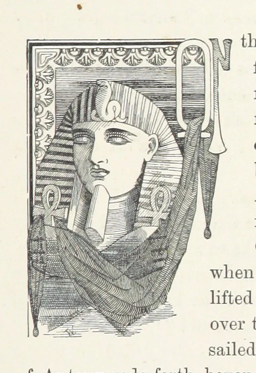 An illustration from Cleopatra, being an account of the fall and vengeance of Harmachis, the royal Egyptian, as set forth by his own hand. [A novel, with illustrations by R. C. Woodville and Maurice Greiffenhagen.] L.P, 1889, leaf 383