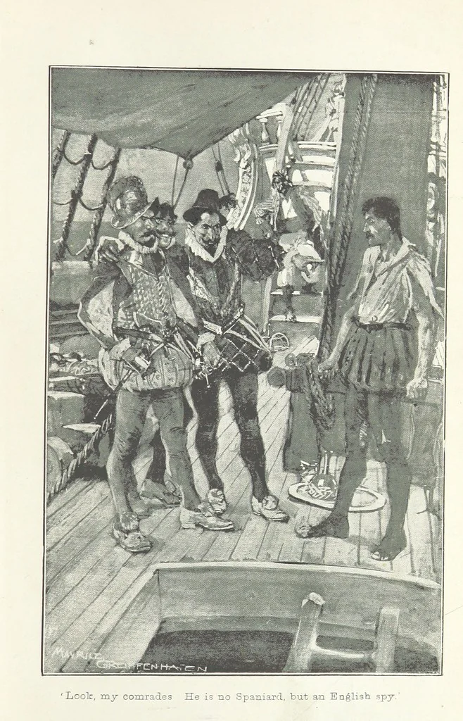 An illustration from Montezuma's Daughter. [With illustrations, 1893, leaf 109