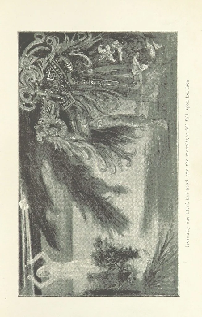 An illustration from Montezuma's Daughter. [With illustrations, 1893, leaf 171