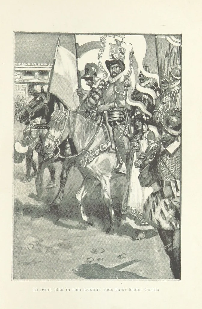 An illustration from Montezuma's Daughter. [With illustrations, 1893, leaf 185