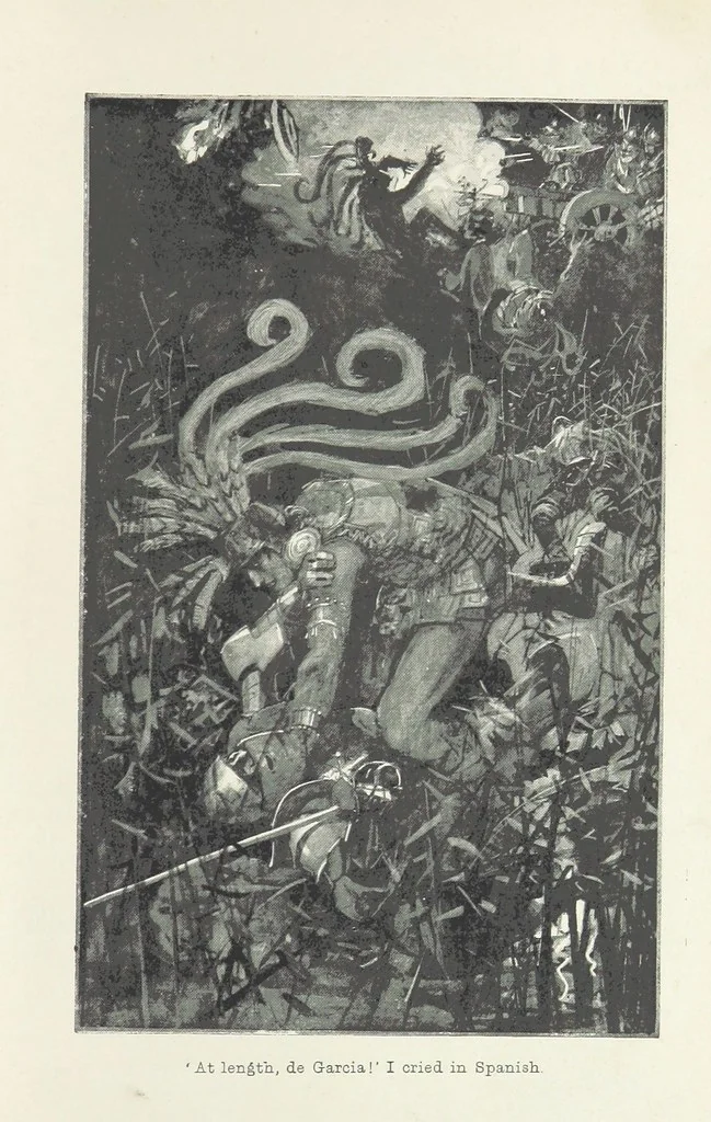 An illustration from Montezuma's Daughter. [With illustrations, 1893, leaf 237