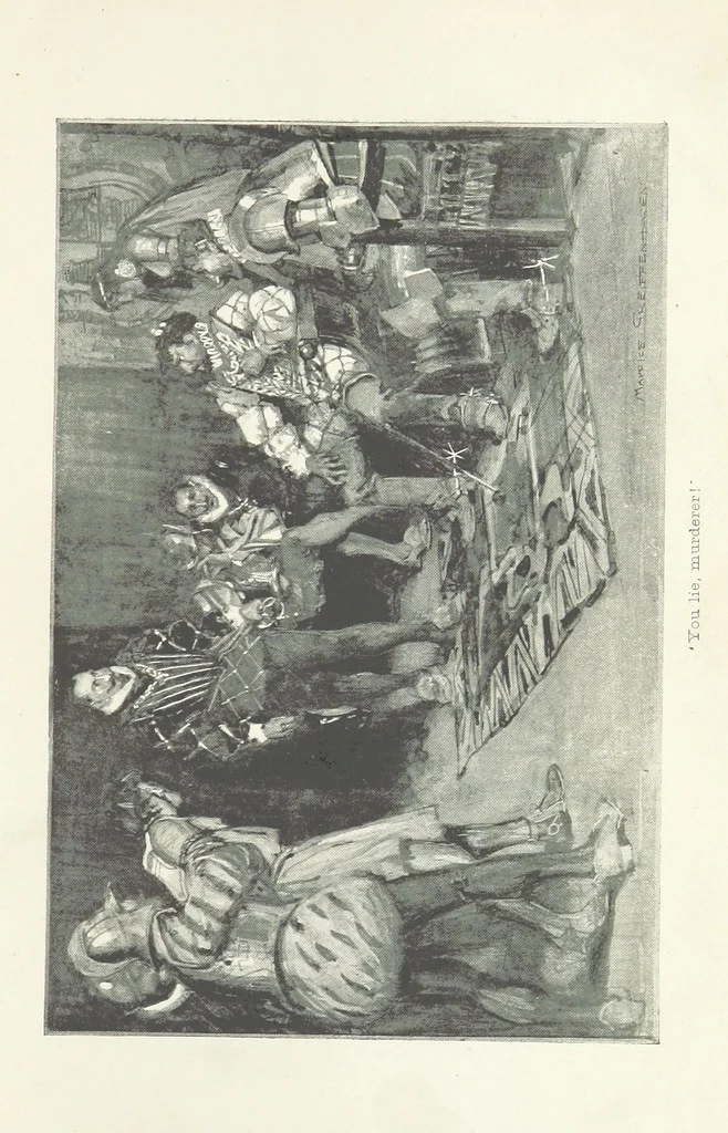 An illustration from Montezuma's Daughter. [With illustrations, 1893, leaf 277