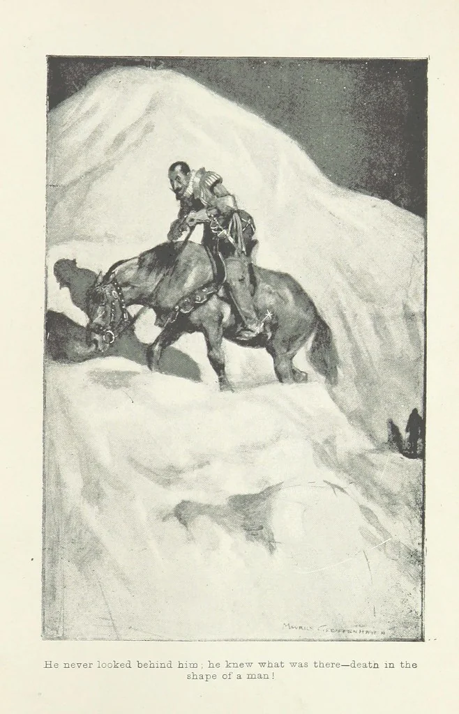 An illustration from Montezuma's Daughter. [With illustrations, 1893, leaf 353