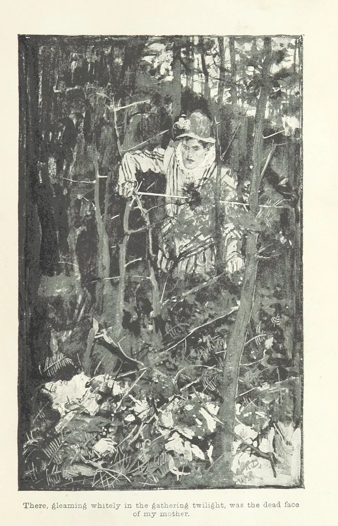 An illustration from Montezuma's Daughter. [With illustrations, 1893, leaf 47