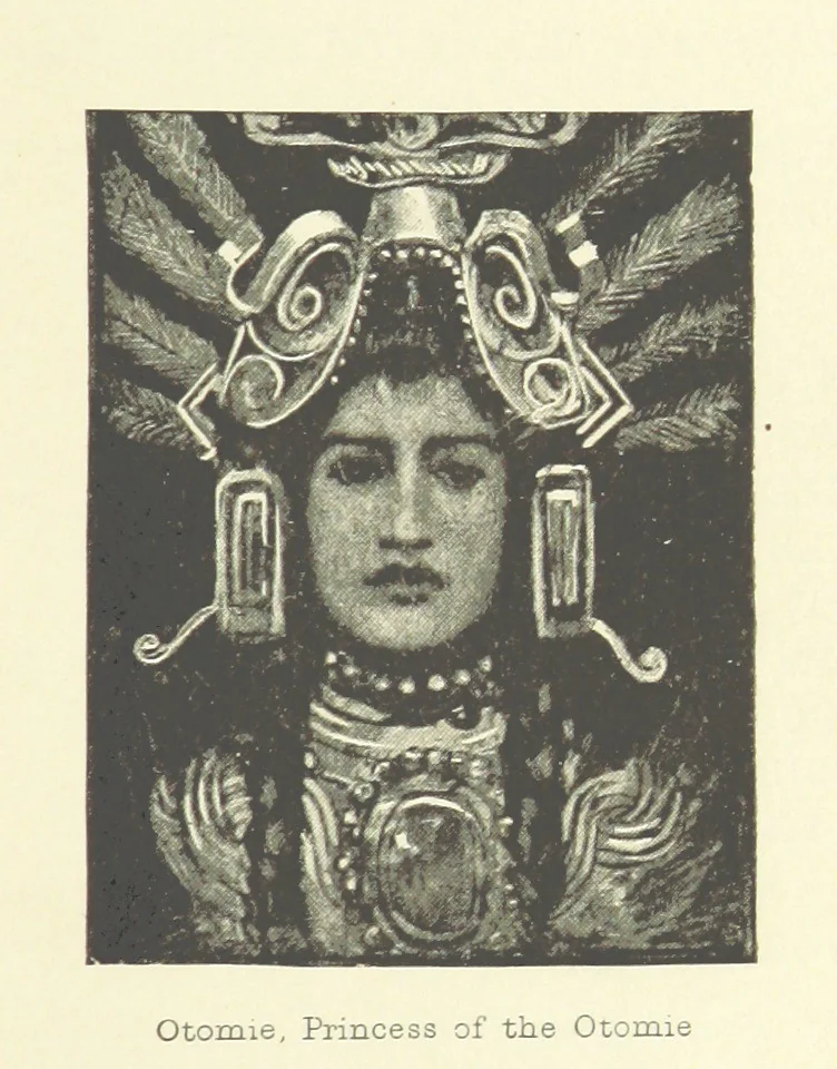 An illustration from Montezuma's Daughter. [With illustrations, 1893, leaf 7