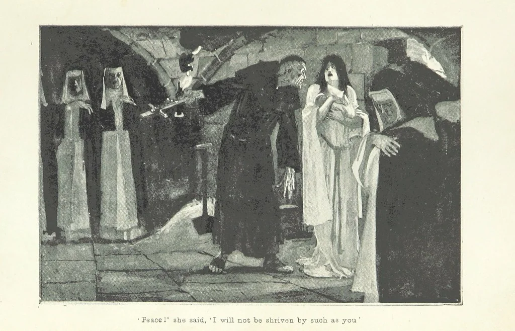 An illustration from Montezuma's Daughter. [With illustrations, 1893, leaf 97
