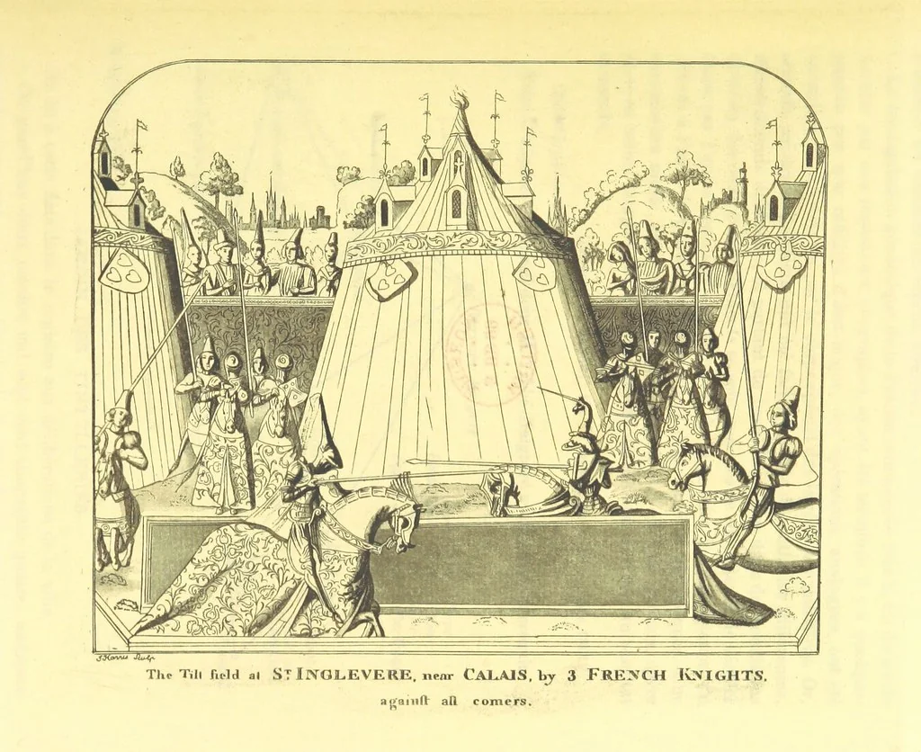 An illustration from Recueil historique du Boulonnais-notices, articles, éphémérides-1845-1893. Annoté, documenté et illustré par A. de Rosny, 1897, leaf 101