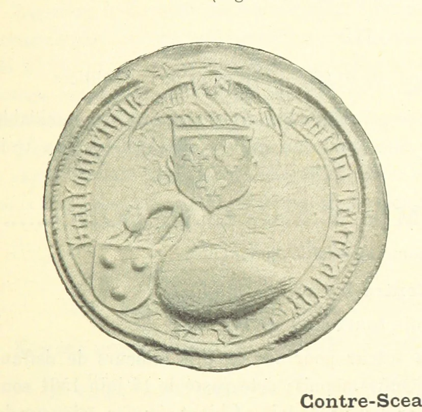 An illustration from Recueil historique du Boulonnais-notices, articles, éphémérides-1845-1893. Annoté, documenté et illustré par A. de Rosny, 1897, leaf 255