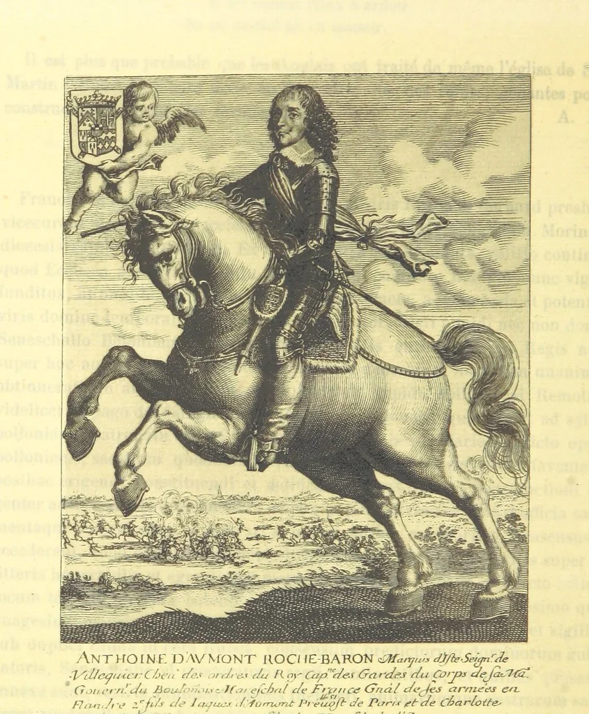 An illustration from Recueil historique du Boulonnais-notices, articles, éphémérides-1845-1893. Annoté, documenté et illustré par A. de Rosny, 1897, leaf 278