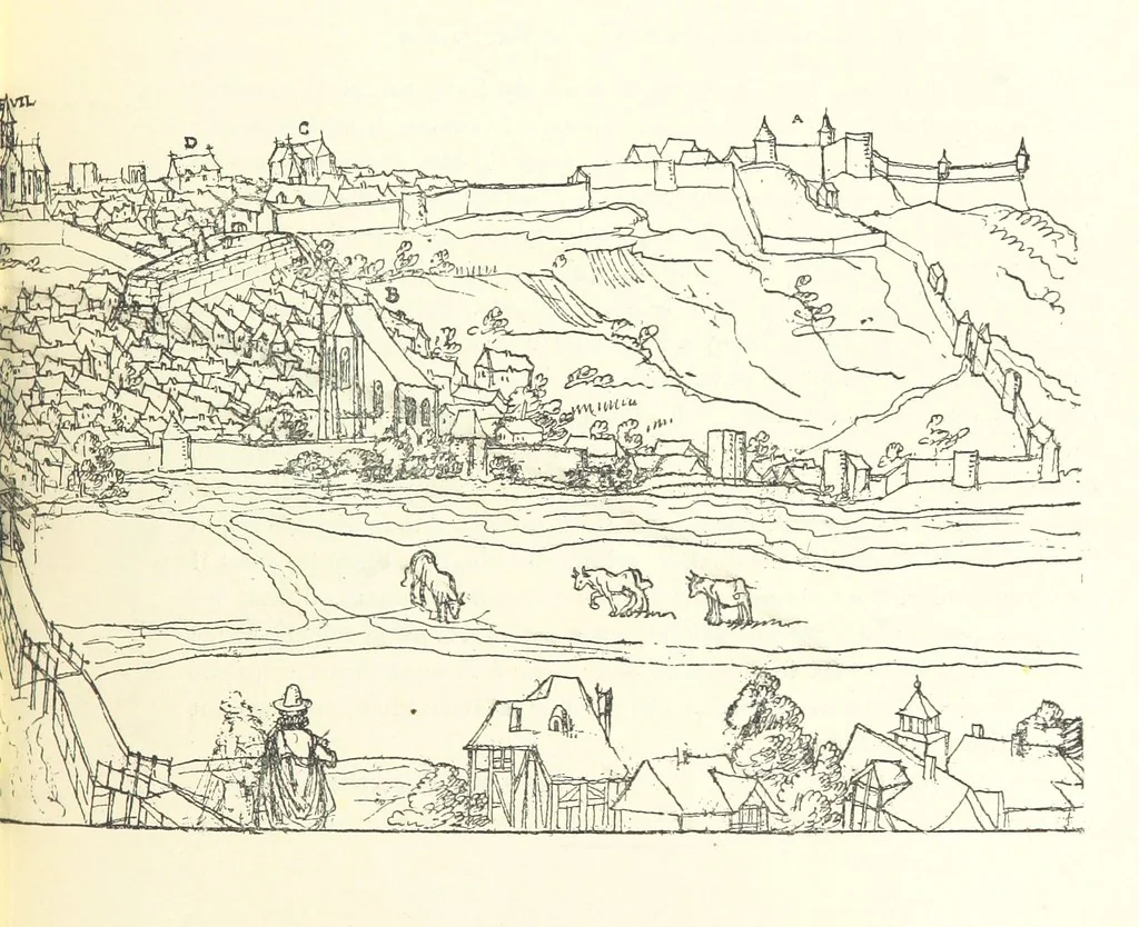 An illustration from Recueil historique du Boulonnais-notices, articles, éphémérides-1845-1893. Annoté, documenté et illustré par A. de Rosny, 1897, leaf 347