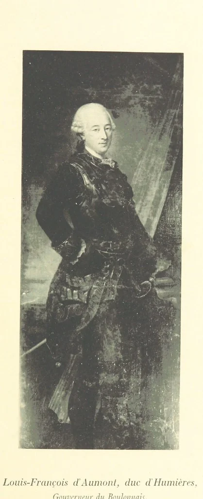 An illustration from Recueil historique du Boulonnais-notices, articles, éphémérides-1845-1893. Annoté, documenté et illustré par A. de Rosny, 1897, leaf 417