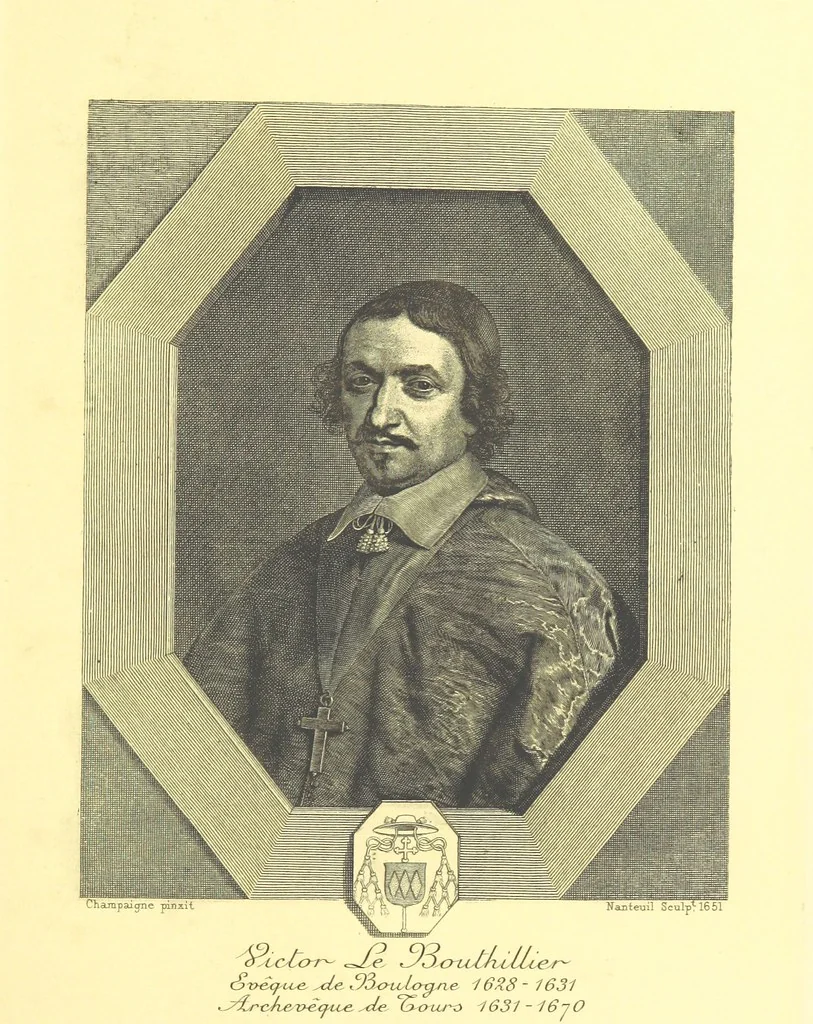 An illustration from Recueil historique du Boulonnais-notices, articles, éphémérides-1845-1893. Annoté, documenté et illustré par A. de Rosny, 1897, leaf 45