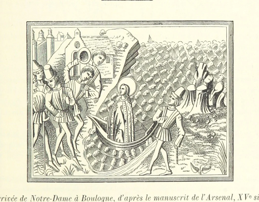 An illustration from Recueil historique du Boulonnais-notices, articles, éphémérides-1845-1893. Annoté, documenté et illustré par A. de Rosny, 1897, leaf 457