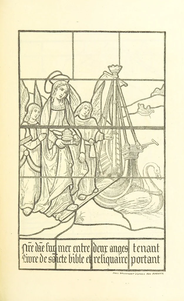 An illustration from Recueil historique du Boulonnais-notices, articles, éphémérides-1845-1893. Annoté, documenté et illustré par A. de Rosny, 1897, leaf 467