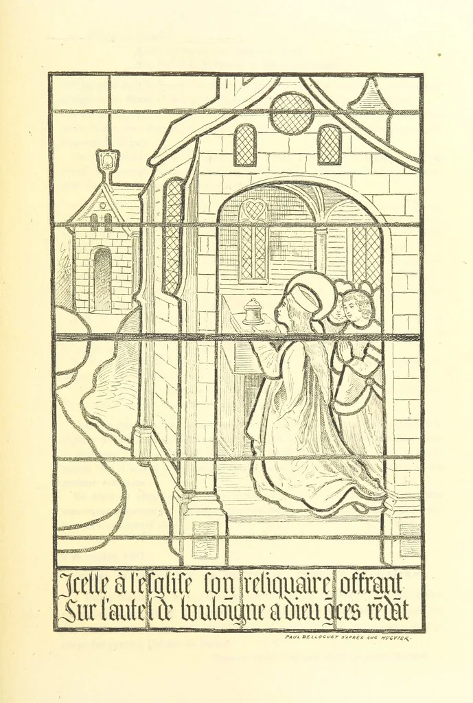 An illustration from Recueil historique du Boulonnais-notices, articles, éphémérides-1845-1893. Annoté, documenté et illustré par A. de Rosny, 1897, leaf 469