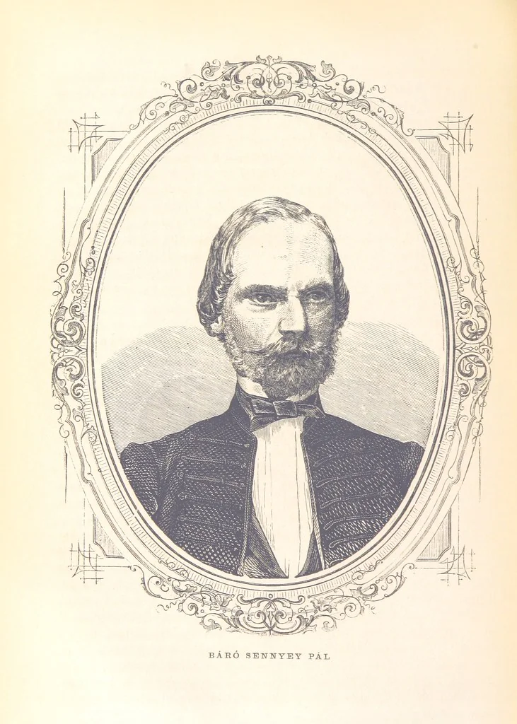 An illustration from Orszaggyülési Emlékkönyv. 1866 ... H. K. felelös szerkesztö, Farkas A. fömunkatárs, 1866, leaf 98