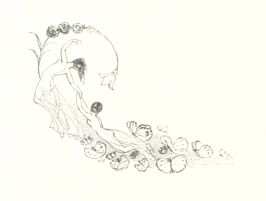 An illustration from Midsummer Eve: a fairy tale of love, 1848, leaf 102