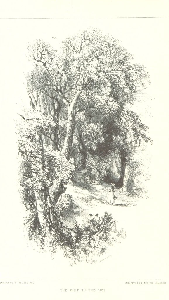 An illustration from Midsummer Eve: a fairy tale of love, 1848, leaf 104