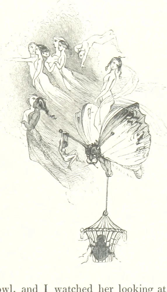 An illustration from Midsummer Eve: a fairy tale of love, 1848, leaf 109