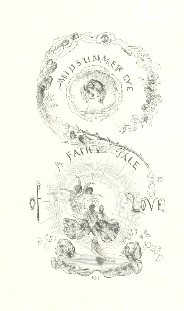 An illustration from Midsummer Eve: a fairy tale of love, 1848, leaf 11