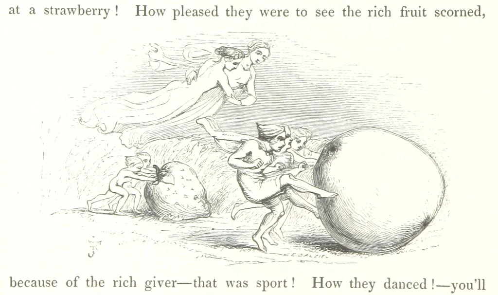 An illustration from Midsummer Eve: a fairy tale of love, 1848, leaf 110