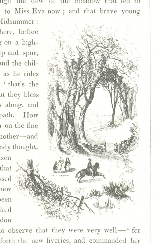 An illustration from Midsummer Eve: a fairy tale of love, 1848, leaf 115