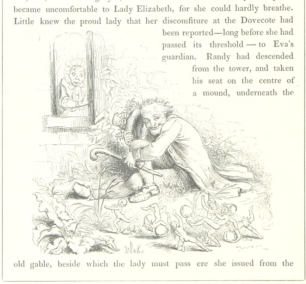 An illustration from Midsummer Eve: a fairy tale of love, 1848, leaf 124