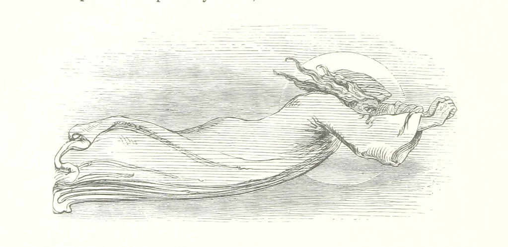 An illustration from Midsummer Eve: a fairy tale of love, 1848, leaf 136