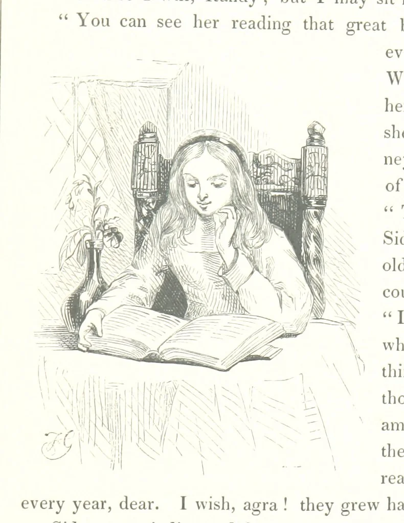 An illustration from Midsummer Eve: a fairy tale of love, 1848, leaf 143