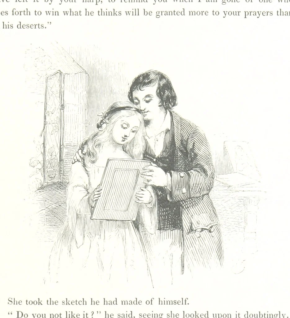 An illustration from Midsummer Eve: a fairy tale of love, 1848, leaf 149