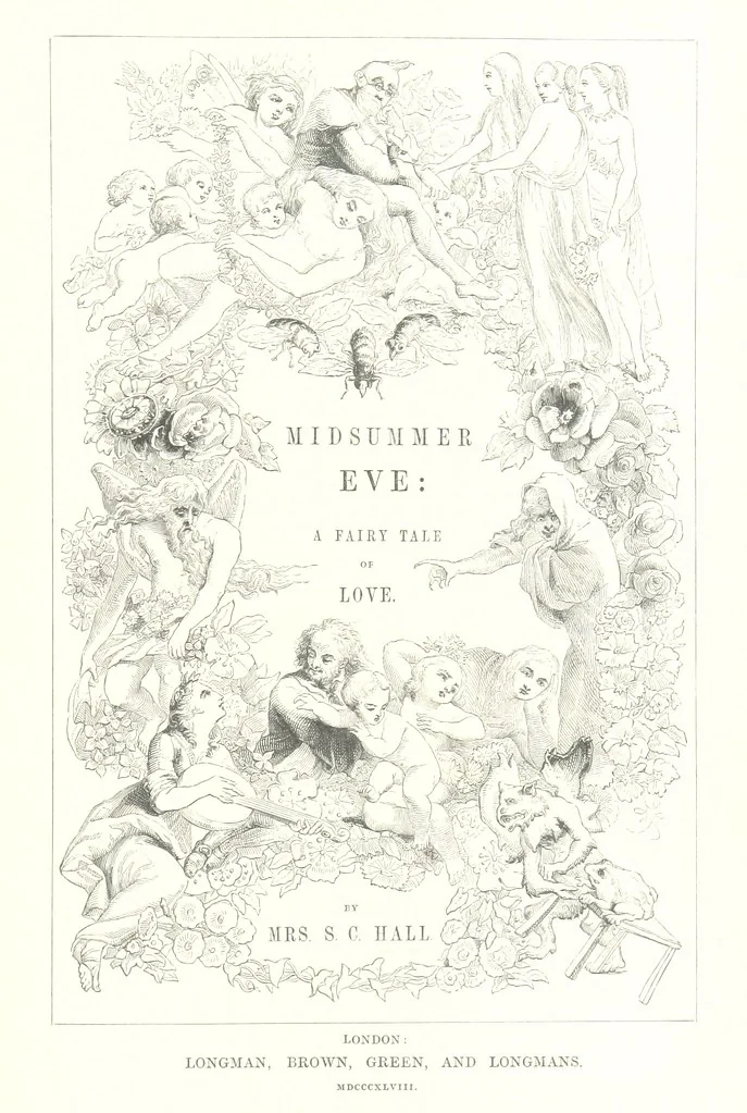 An illustration from Midsummer Eve: a fairy tale of love, 1848, leaf 15