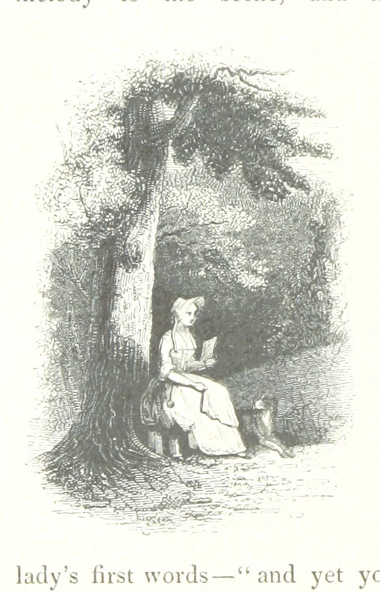An illustration from Midsummer Eve: a fairy tale of love, 1848, leaf 154